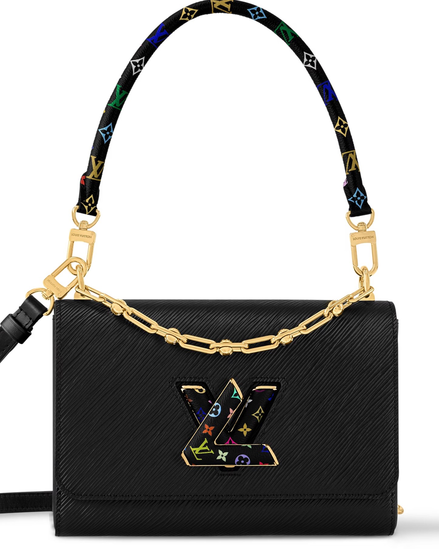 Túi đeo chéo Louis Vuitton LV x TM Twist MM Slim Black 7